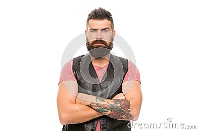 Masculinity concept. Barber shop and beard grooming. Styling beard and moustache. Fashion trend beard grooming. Facial Stock Photo