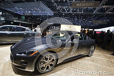 Maserati Granturismo 5 Automatik - 2009 Geneva Editorial Stock Photo