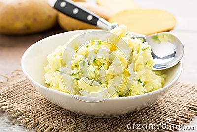 Mashed potatoes Stock Photo