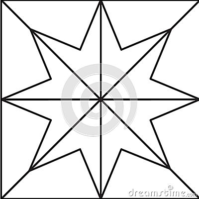 Mashrabiya tile design. Arabic vector pattern ideal for design background, web page background, surface textures Vector Illustration