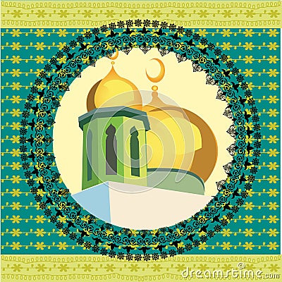 Masjid art Cartoon Illustration