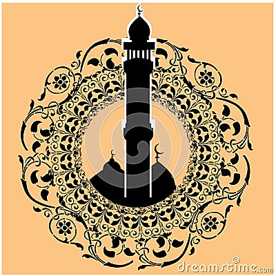 Masjid art Cartoon Illustration