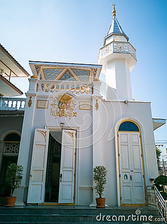 Masjid Bang Utit Charoen Krung Bangkok Editorial Stock Photo