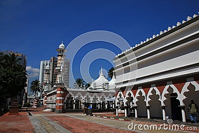 Masjid Jamek of Kuala Lumpur Editorial Stock Photo