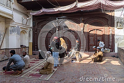 Masjid Mohalla Sethian, Peshawar Editorial Stock Photo