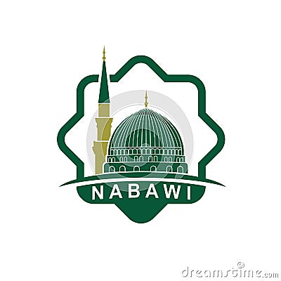 Masjid nabawi illustration Vector Illustration