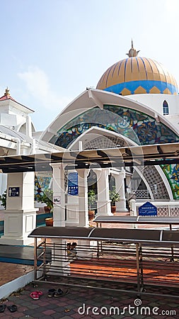 Masjid Selat Melaka Stock Photo