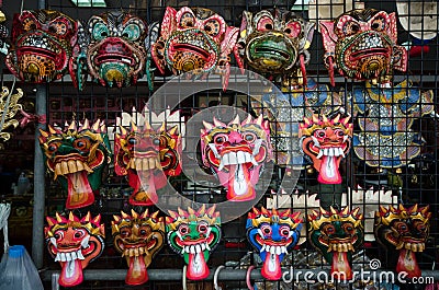 Mask of Thai literature Stock Photo