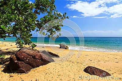 Masoala beach rocks Stock Photo