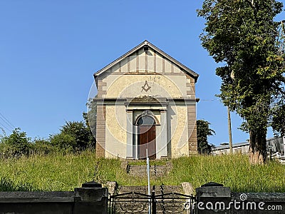 Masonic hall in Clones town, Monaghan, Ireland Stock Photo