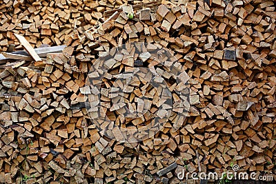 Masonry sawn logs texture Stock Photo