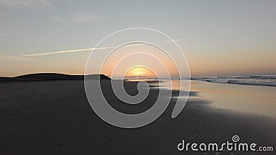 Maspalomas Dunes sunset Stock Photo