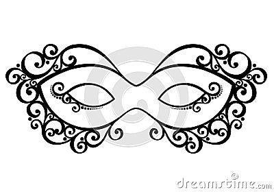 Masquerade Mask Vector Illustration