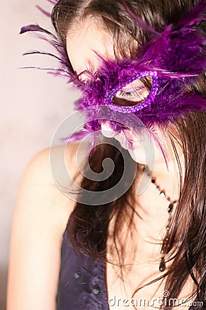 Masquerade woman Stock Photo