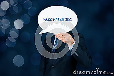 Mass marketing Stock Photo