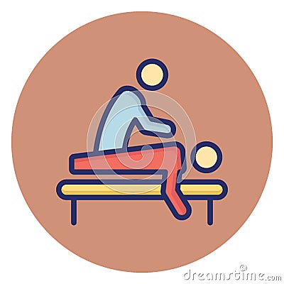 Massage, massage therapy Vector Icon which can easily edit Stock Photo