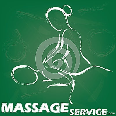 Massage sign Vector Illustration