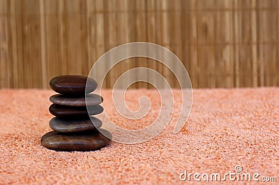 Massaging stones 1 Stock Photo