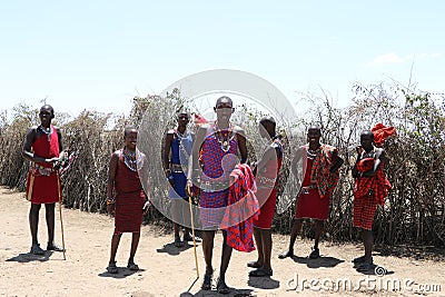 Massai people Editorial Stock Photo