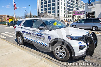 Massport Police Car, Boston, MA, USA Editorial Stock Photo