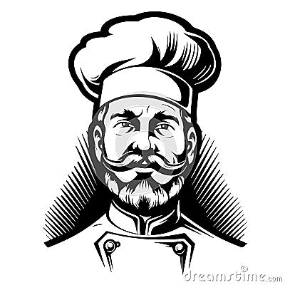 Master Chef Illustration Design Vector Vector Illustration