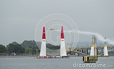 Master Class Nigel Lambs wins Red Bull Air Race Editorial Stock Photo