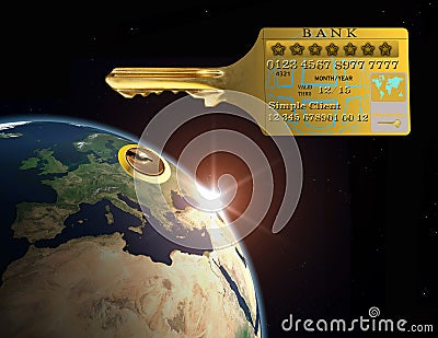 Master Key Stock Photo