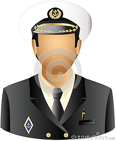 Master of a ship Stock Photo