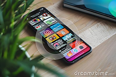 Mastering Mobile Phone Applications, A Comprehensive Guide to Effectively Using Diverse Apps for Enhanced Productiv Stock Photo