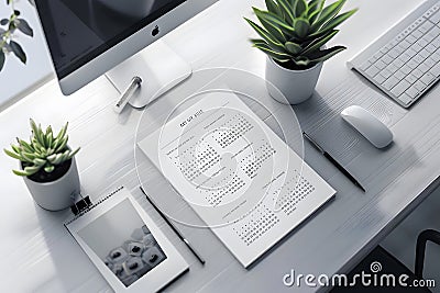 Mastering Your Daily Schedule, Efficient Time Management Techniques for Productivity and Balance. Learn Effective Stock Photo