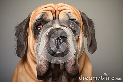 mastiff with droopy eyes Stock Photo