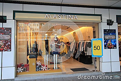 Mastina shop in hong kveekoong Editorial Stock Photo