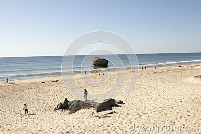 Matalascanas, Spain. One of the favorite places of the Spanish to spend the summe Editorial Stock Photo