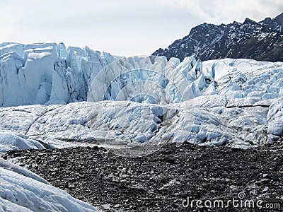 Matanuska Glacier in Alaska (USA) Stock Photo