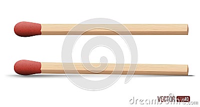 Match stick Vector Illustration