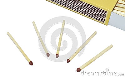 Match Sticks Stock Photo