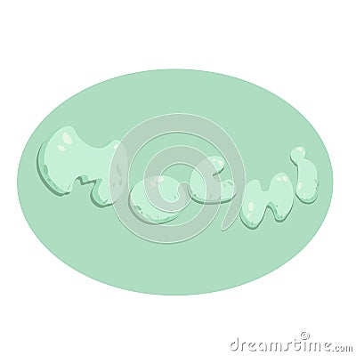 Mochi vector. Mochi on white background. Vector Illustration