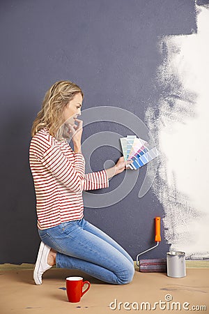 Matching the best color Stock Photo