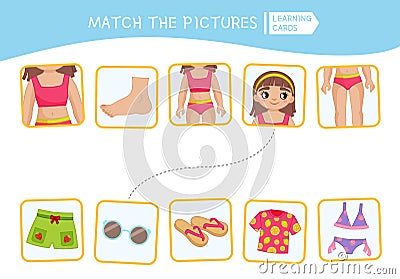 Kids educational game Vector Illustration
