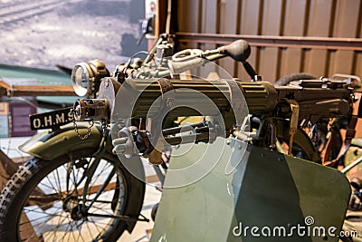 Matchless Vickers 8B2 M Editorial Stock Photo