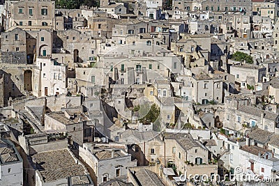 Matera Sassi cityscape, Basilicata, Italy Stock Photo