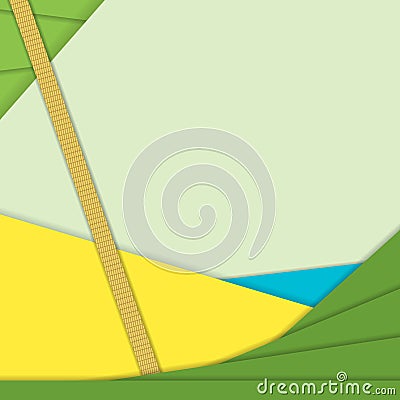 Material design background Vector Illustration