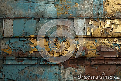 Material Displaced Texture Abstract Background With Generative AI Stock Photo