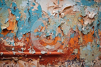 Material Displaced Texture Abstract Background With Generative AI Stock Photo