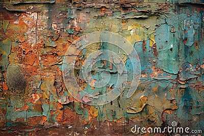Material Displaced Texture Abstract Background With Generative AI Stock Photo