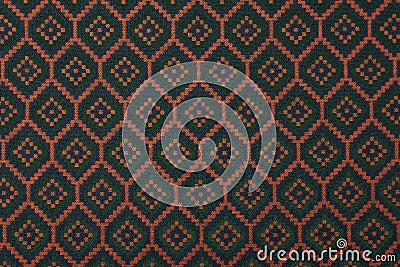 Material in geometric patterns, a background. Stock Photo