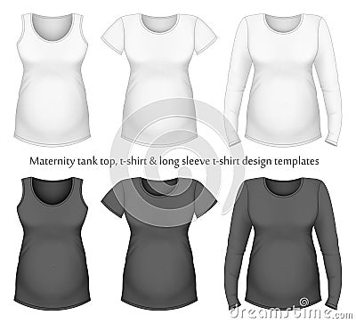 Maternity clothes. Vector Illustration