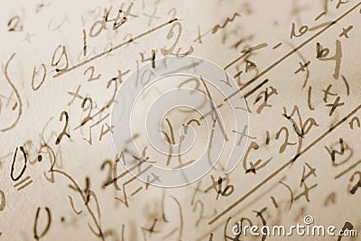 Math background Stock Photo