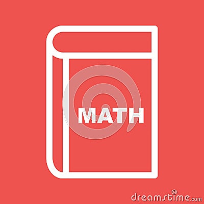 Math Book II Vector Illustration