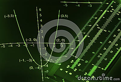 Mathematical background Stock Photo